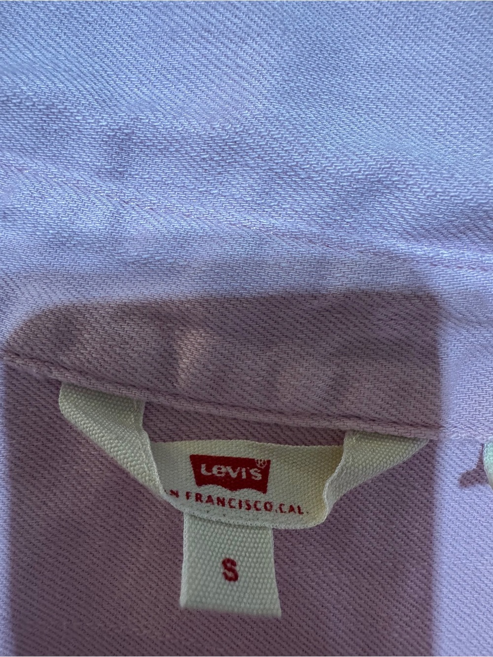 Levi's Light Pink Puff-Sleeve Button-Front Shirt - Picture 10 of 16